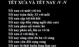 Dân mạng lại 'nóng' với đoạn thơ 'Tết xưa và Tết nay'