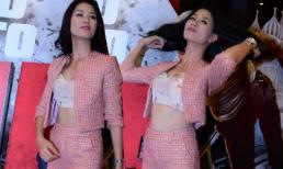 Trang Trần "khoe" bụng săn chắc "đi gặp" tài tử Bruce Willis