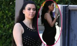 Bà bầu Kim 'siêu vòng 3' thả dáng chữ S sexy