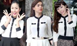 Ba mỹ nhân Việt "thay nhau mặc" một chiếc áo