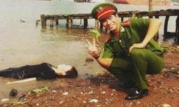 Sự thật bức ảnh mặc sắc phục công an cạnh xác chết gây xôn xao