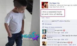 Hà Hồ khoe ảnh Subeo chững chạc tạo dáng như người mẫu