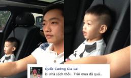 Vắng mẹ Hà Hồ, Subeo hí hửng khi được bố đưa đi nhà sách