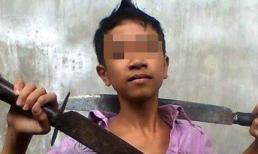 'Phát hoảng' với thiếu niên phanh ngực, vác dao thị uy