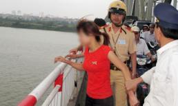 Giận chồng, lên cầu Chương Dương tự tử