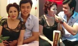 Vũ Hoàng Việt ôm eo 'bồ già tỉ phú' và chăm chỉ bón đồ ăn