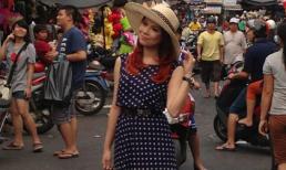 Thanh Thảo gây chú ý giữa phố đông