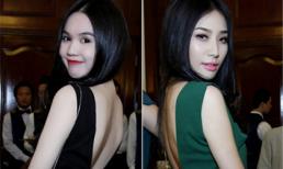 Ngọc Trinh - Minh Thư "so lưng ngọc" 