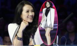 Chương Tử Di khoe chân nuột nà như thiếu nữ