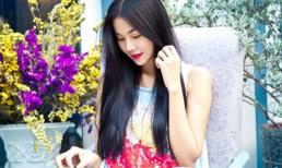 Thanh Hằng đẹp trong trẻo buổi sớm mai