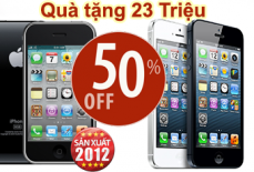 8/3 iPhone giảm giá đặc biệt 50% Bộ quà tặng khủng kèm theo