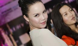 Á hậu Ngọc Oanh nổi bật với "ton sur ton" gam trắng