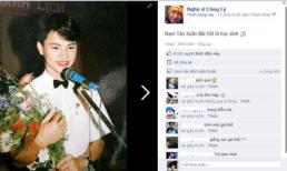 "Sốt" với ảnh Xuân Bắc 'tuổi dậy thì' môi đỏ thắm