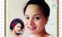 Vũ Thu Phương "khoe" mặt mộc sau sinh