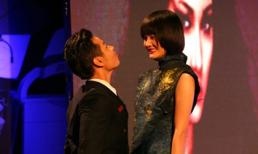 MC Nguyên Khang với chân hôn Thùy Trang next top