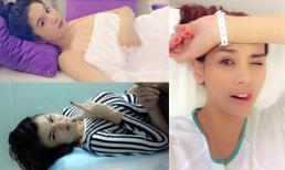 Sao Việt trên giường bệnh vẫn "mải mê" chụp hình