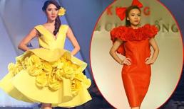 Yến Trang "chân ngắn" vẫn tự tin catwalk cùng Ngọc Quyên