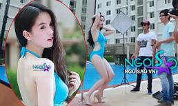 Ngắm vẻ đẹp “khó cưỡng” của Ngọc Trinh trong clip mới