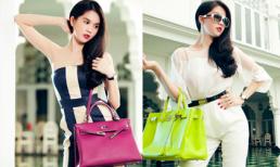 Ngọc Trinh và bộ túi xách trăm triệu mỹ mãn