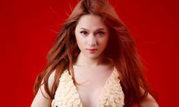 Hương Giang Idol quyến rũ với váy làm từ 2000 chiếc bao cao su