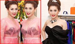“Công chúa tự phong” Khanh Chi Lâm diện váy xuyên thấu "khoe" vòng 1