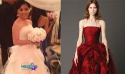 Vợ Đan Trường diện váy hơn 300 triệu trong ngày cưới