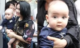 Thanh Lam bế cháu lai "Tây" đi nghe nhạc