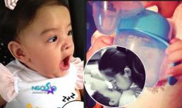 Phạm Quỳnh Anh chia sẻ khoảnh khắc hiếm của con gái