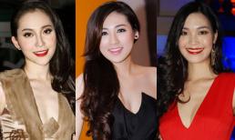 Sao Việt khoe nét gợi cảm váy xẻ chữ V