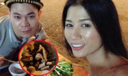 Sao ăn gì hôm nay (P12): Trang Trần tươi rói đi ăn 'lòng lợn tiết canh'