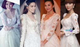Bốn mỹ nhân Việt "phát cuồng" vì một kiểu váy cưới