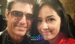 Mai Phương Thuý khoe ảnh chụp với tài tử Tom Cruise