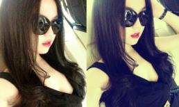 Ngọc Trinh làm "xã hội đen" với ngực trắng ngần