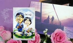 Ngắm nghía thiệp cưới độc đáo của sao Việt