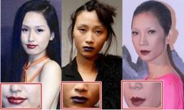 Sao việt trông như "phù thủy" vì... môi thâm