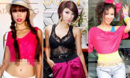 Trang phục hồng khiến Sao Việt thành... thảm họa