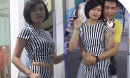 Hiệp Gà tình tứ ôm vợ 3 thể hiện tình cảm giữa phố