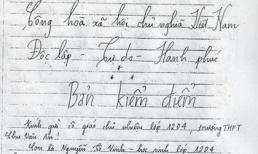 Bản kiểm điểm 'bá đạo' của một học sinh chuyên Văn