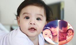 Ngắm vẻ đẹp lai Tây dễ thương của con gái Phạm Quỳnh Anh