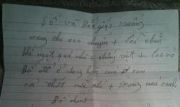 Rớt nước mắt với “thư bố gửi con khi đi học”