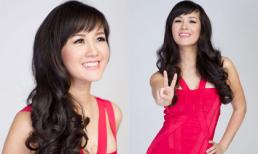 Hồng Nhung váy hồng ôm sát, trẻ như đôi tám