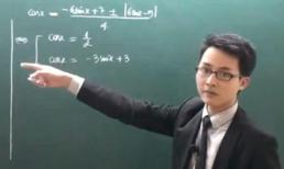 Video luyện thi Toán của thầy giáo trẻ có lượt truy cập khủng