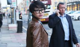 Trà My Next Top 'chuẩn men'khi dạo phố