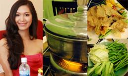 Sao ăn gì hôm nay (P15): Hoa hậu Thùy Dung mê tít món lẩu ếch