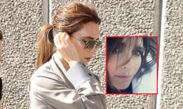 Nụ cười hiếm hoi của Victoria Beckham