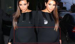 Kim lộ bụng bầu tháng thứ 7 "nhọn hoắt"