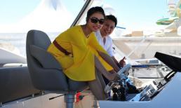 Ngắm thời trang "đốt mắt" của sao Việt trên du thuyền Cannes