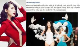 Thái Hà bị... ma kéo chân trong Đêm hội chân dài 7?