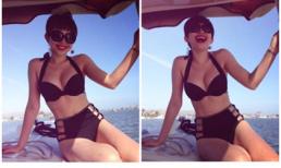 Tóc Tiên khoe body nuột nà với bikini