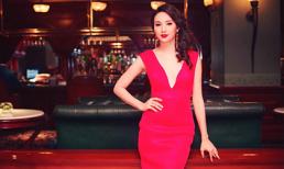 Hoa hậu Ngọc Diễm quyến rũ với váy dạ hội